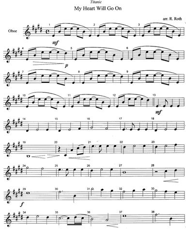 My Heart Will Go On (love Theme From 'titanic') (arr. Rainer's Rainbow)