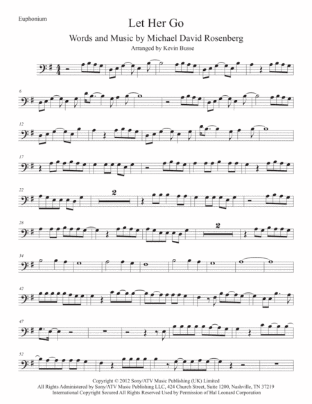 Let Her Go (arr. Kevin Busse)