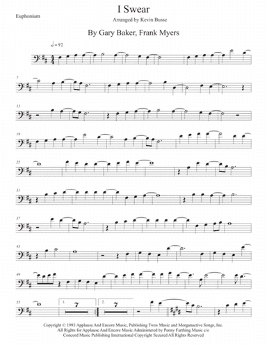 I Swear (arr. Kevin Busse)