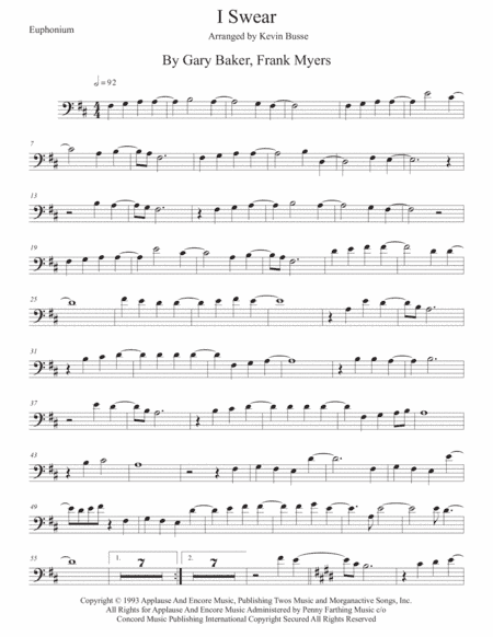 I Swear (arr. Kevin Busse)