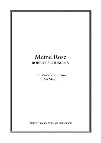 Meine Rose (Ab Major) (arr. Jonathan Prentice)