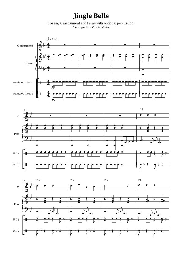 Jingle Bells (arr. Valdir Maia)
