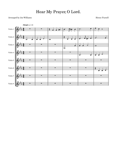 Hear My Prayer, Oh Lord. (arr. Joe Williams)