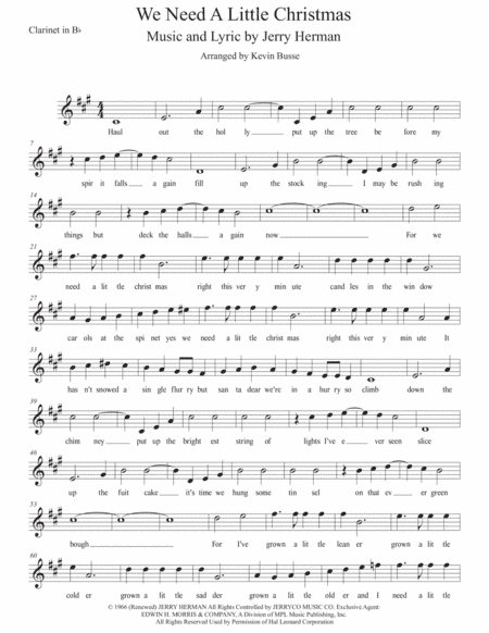 We Need A Little Christmas (arr. Kevin Busse)