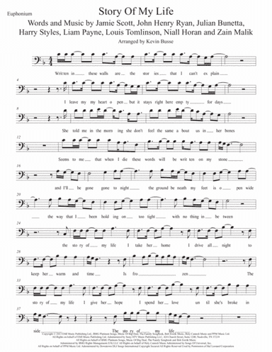 Story Of My Life (arr. Kevin Busse)