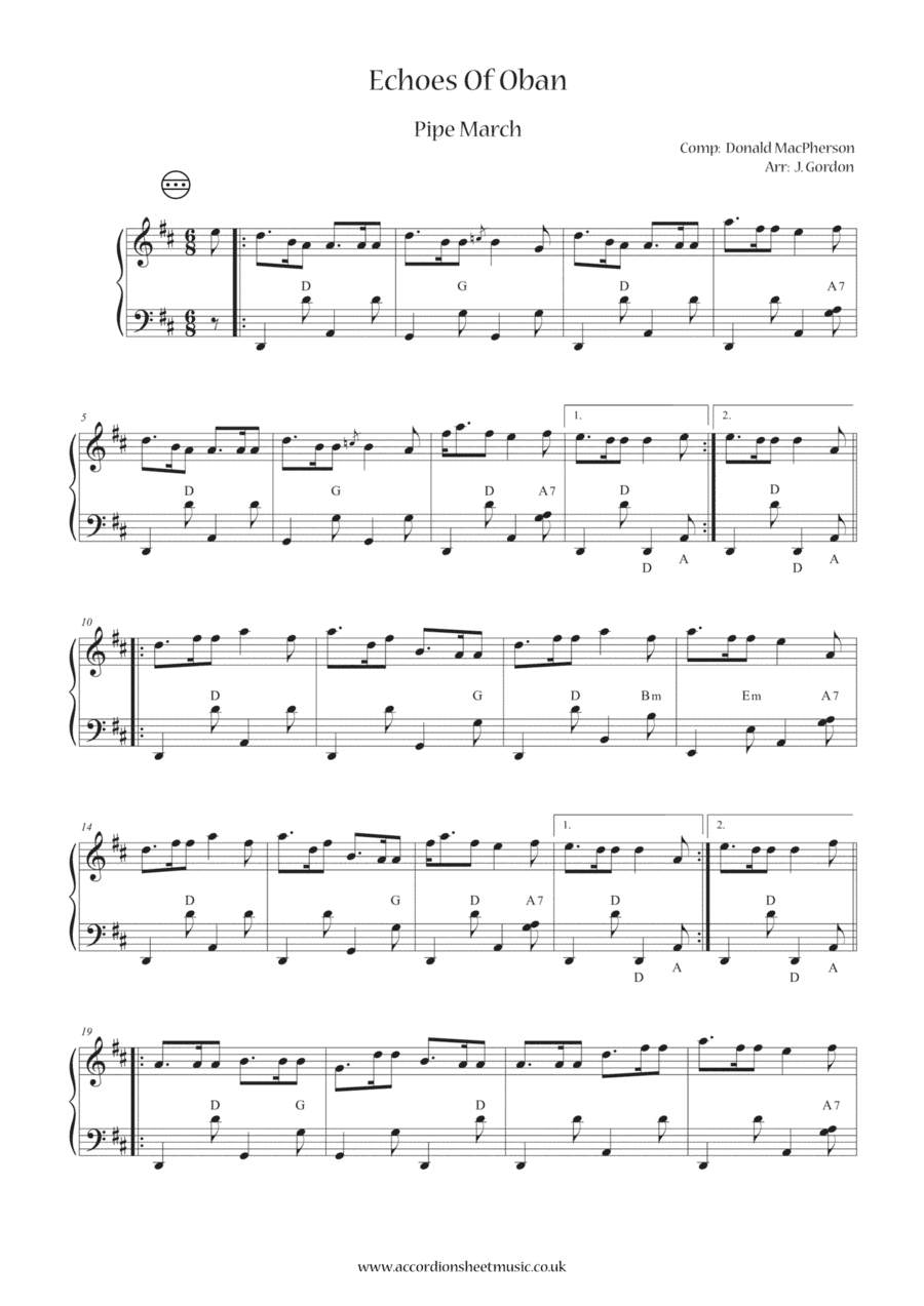 Echoes Of Oban (arr. Julia Gordon)