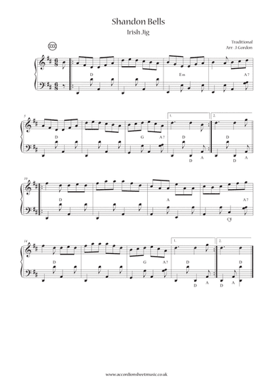 Shandon Bells (arr. Julia Gordon)