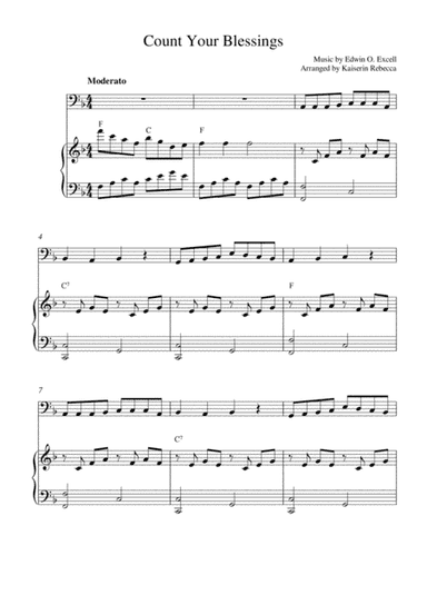 Count Your Blessings (arr. Kaiserin Rebecca)