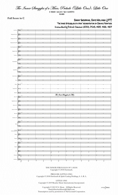 Inner Struggles Of A Man (arr. Patrick Sheehan)