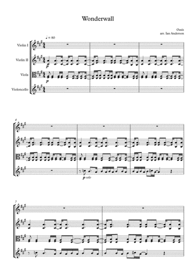 Wonderwall (arr. Ian Anderson)
