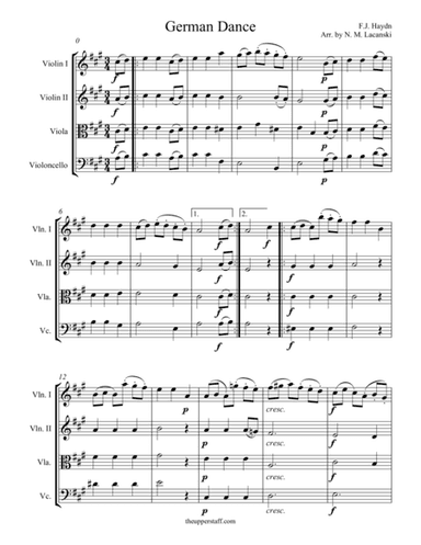 German Dance (arr. Nick Lacanski)