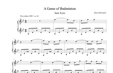 A Game Of Badminton (arr. Piano Palt)