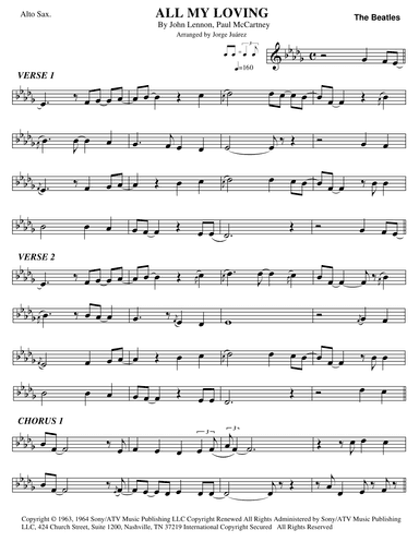 All My Loving (arr. Georgie Guitar)