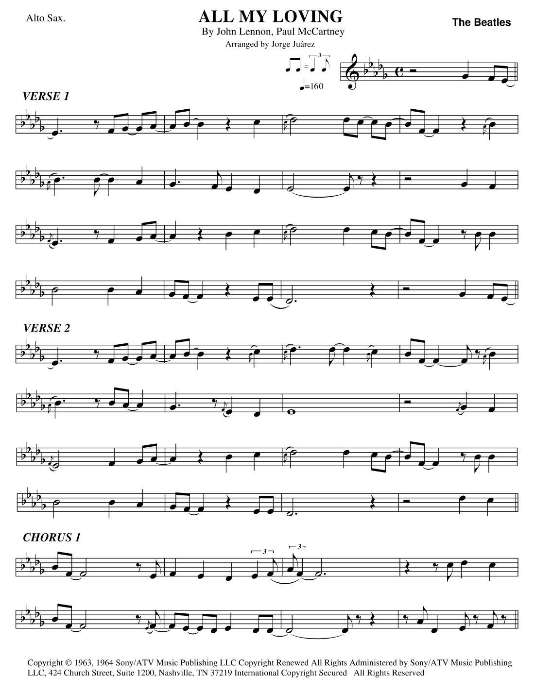 All My Loving (arr. Georgie Guitar)