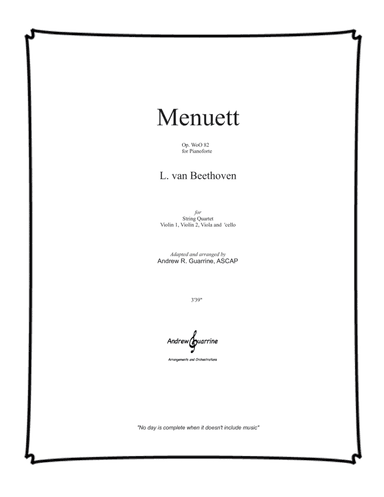 Menuett (arr. Andrew R. Guarrine)