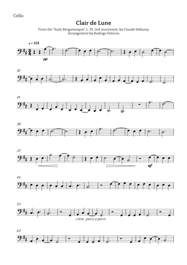 Clair de Lune (arr. Rodrigo Faleiros)