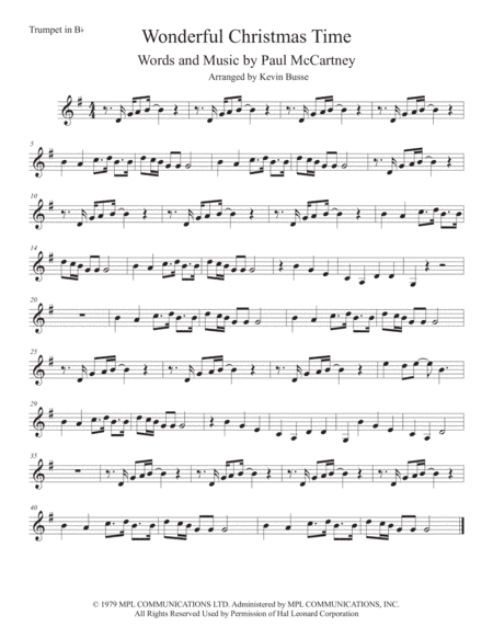 Wonderful Christmastime (arr. Kevin Busse)