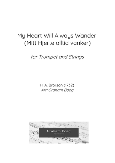 My Heart Will Always Wander for Solo Trumpet & String Orchestra (arr. Graham Boag)