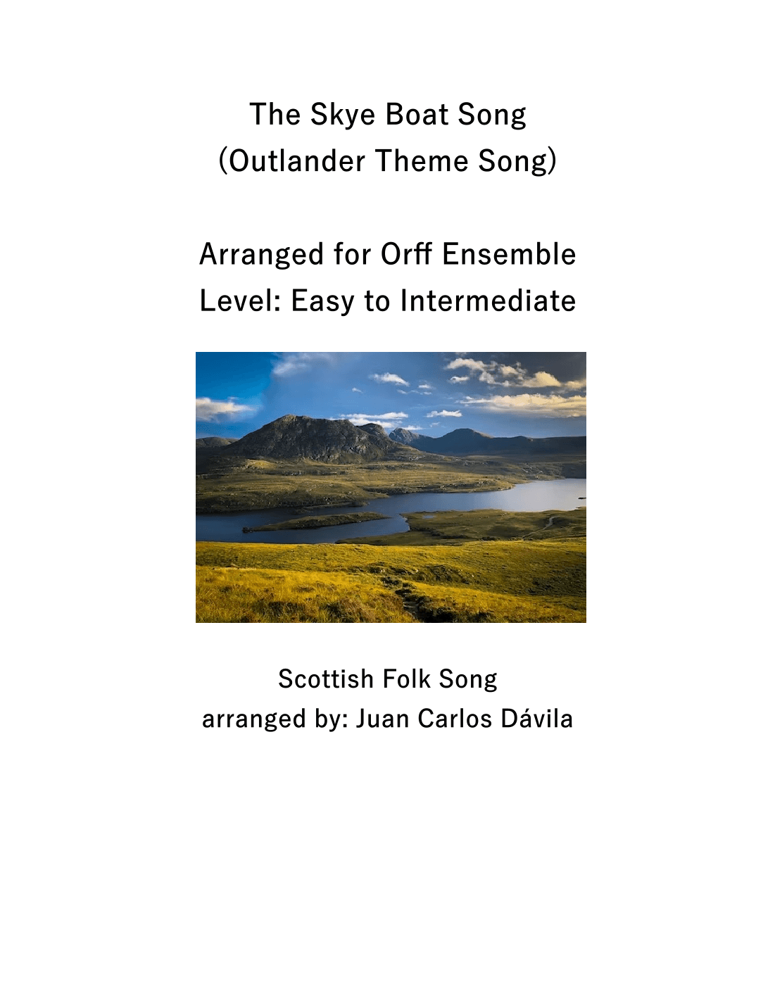The Skye Boat Song (arr. Juan Carlos Davila)