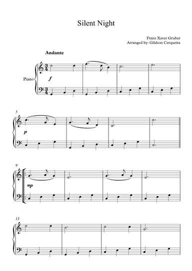 Silent Night (arr. Gildson Cerqueira)