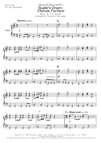 Bugler's Dream (Olympic Fanfare) (arr. Tsuyoshi Yoroiguma)
