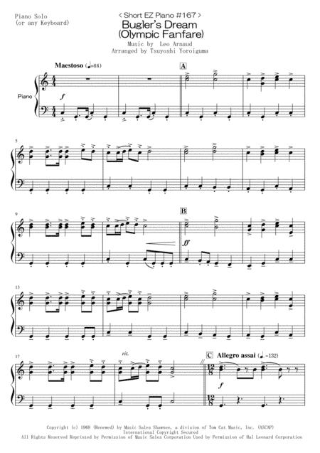 Bugler's Dream (Olympic Fanfare) (arr. Tsuyoshi Yoroiguma)