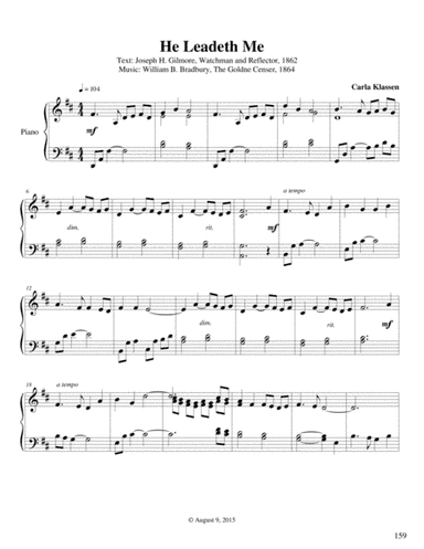 He Leadeth Me (arr. Carla Klassen)