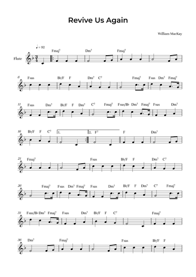 Revive Us Again (arr. Alliance Edition)