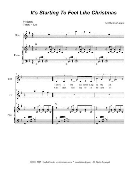 It's Starting To Feel Like Christmas (Solo with SATB)