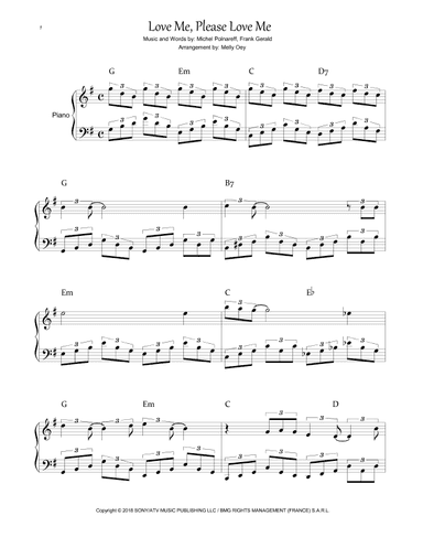 Love Me Please Love Me (arr. Melly Oey)