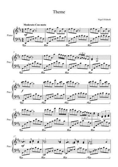 Theme for Piano