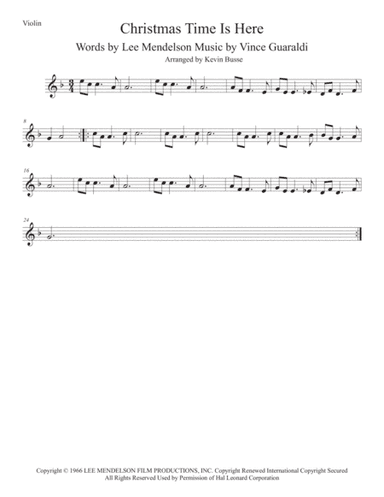Christmas Time Is Here (arr. Kevin Busse)