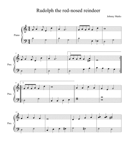 Rudolph The Red-nosed Reindeer (arr. José Villamayor)