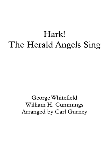 Hark The Herald Angels Sing (arr. Carl Gurney)