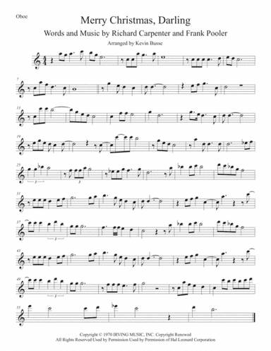 Merry Christmas, Darling (arr. Kevin Busse)