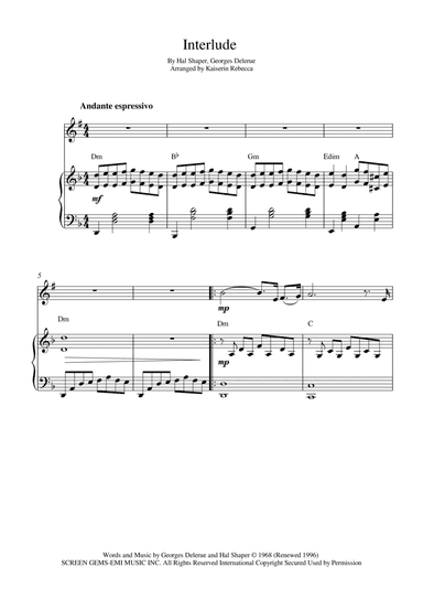 Interlude (arr. Kaiserin Rebecca)