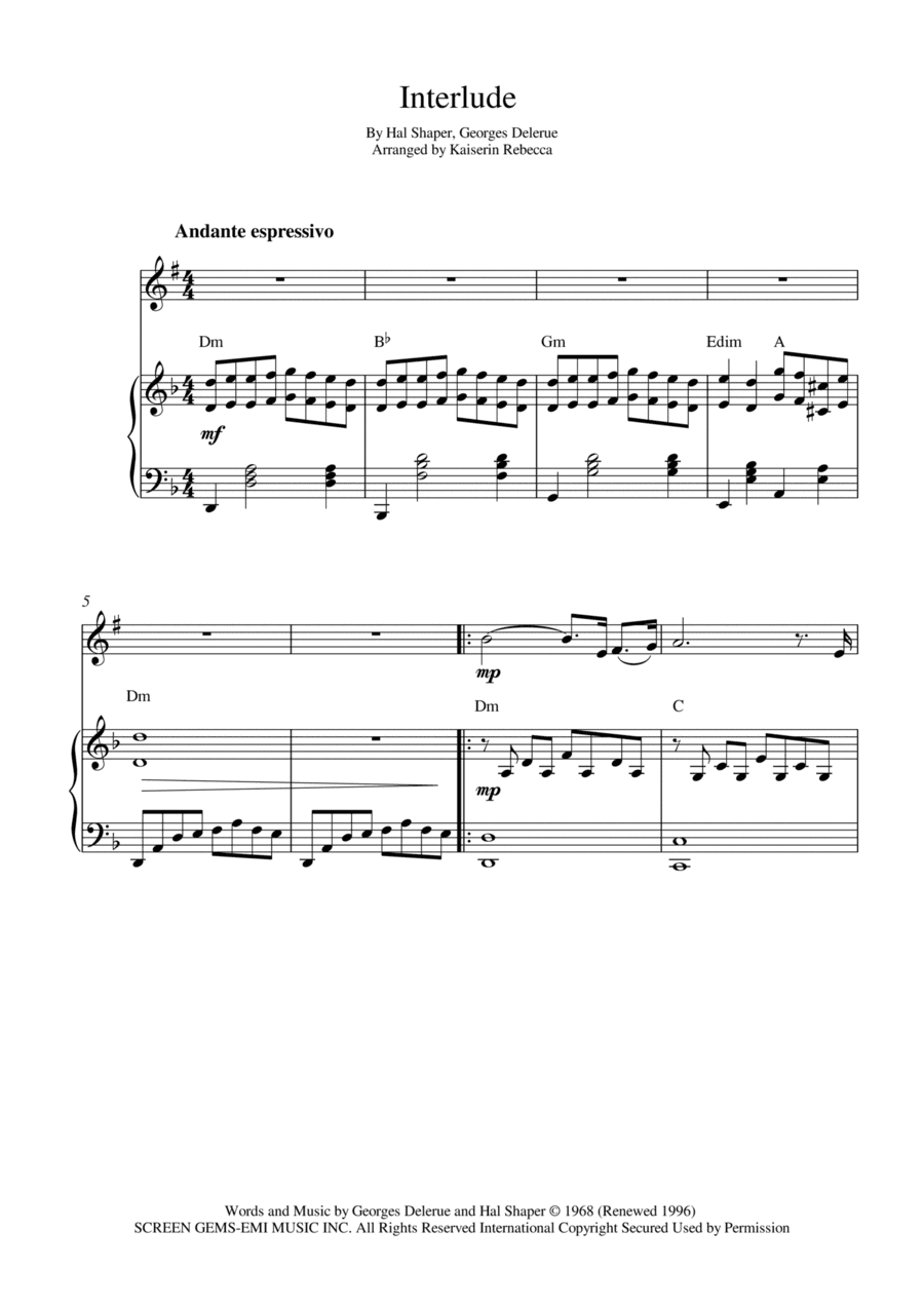Interlude (arr. Kaiserin Rebecca)