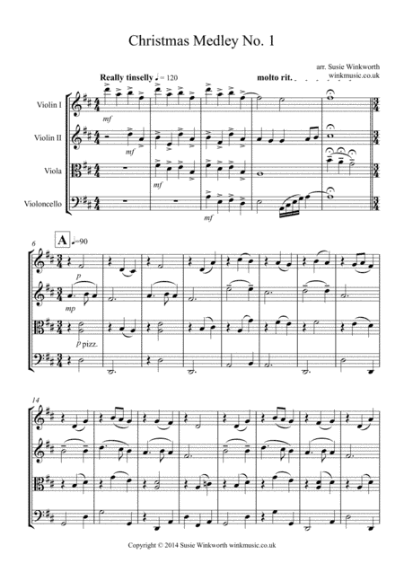 Christmas Medley (arr. winkmusic.co.uk)