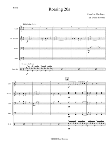 Roaring 20's (arr. Dillon Robbins)