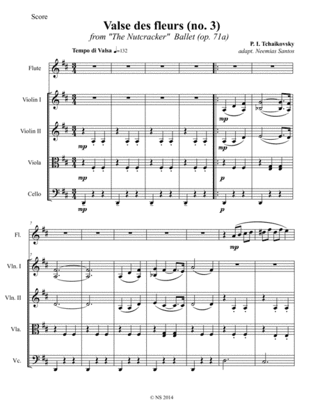 Valse des fleurs (Flowers Waltz) (arr. Neemias Silva Santos)