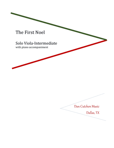 Viola solo-The First Noel (arr. Dan Cutchen)