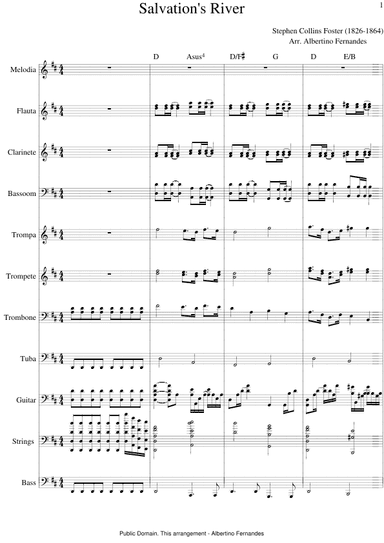Salvation's River - Score Only (arr. Albertino Fernandes)