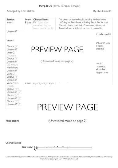 Pump It Up (arr. Tom Dalton)