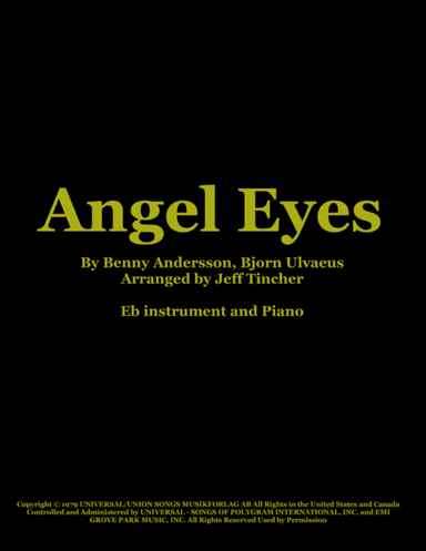 Angel Eyes (arr. Jeff Tincher)