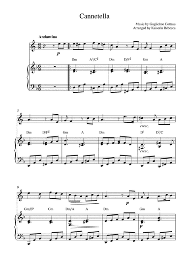 Cannetella (arr. Kaiserin Rebecca)