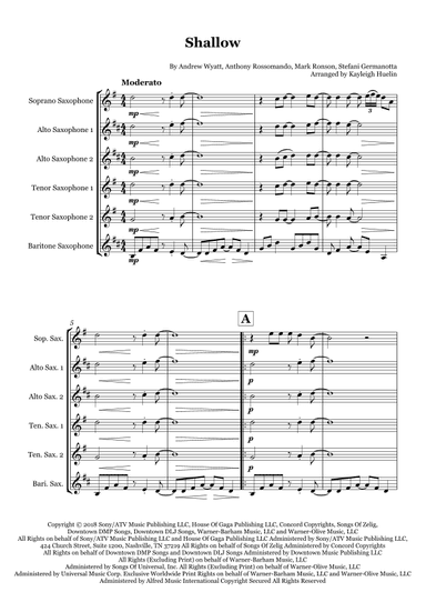 Shallow (arr. Kayleigh Huelin)