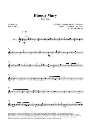 Bloody Mary (arr. Márcio Silva)