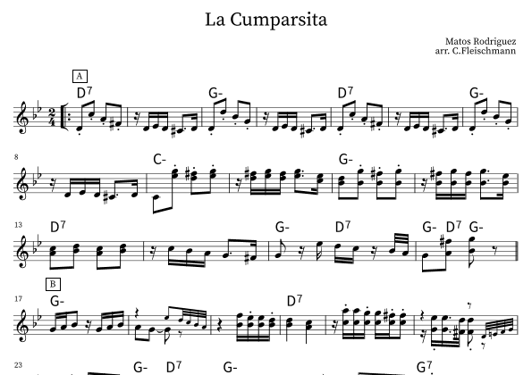 La Cumparsita (arr. Christoph Fleischmann)