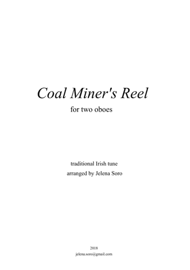 Coal Miner's Reel for 2 oboes (or 2 instruments) (arr. Jelena Soro)
