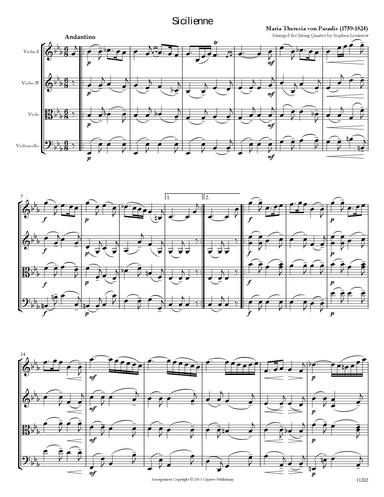 Sicilienne (arr. Stephen Levintow)